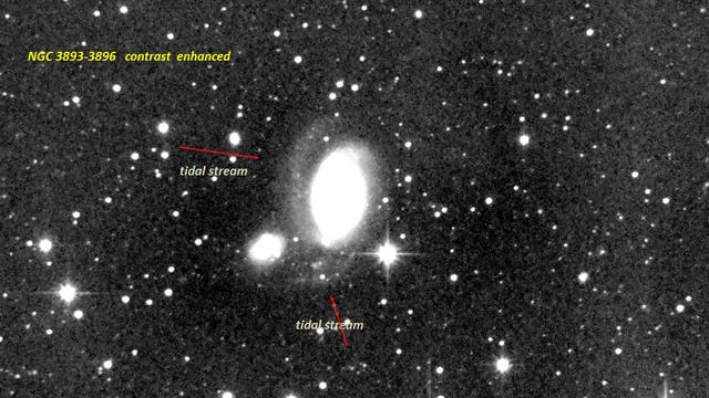 NGC3893/3896 wechselwirkende Galaxien