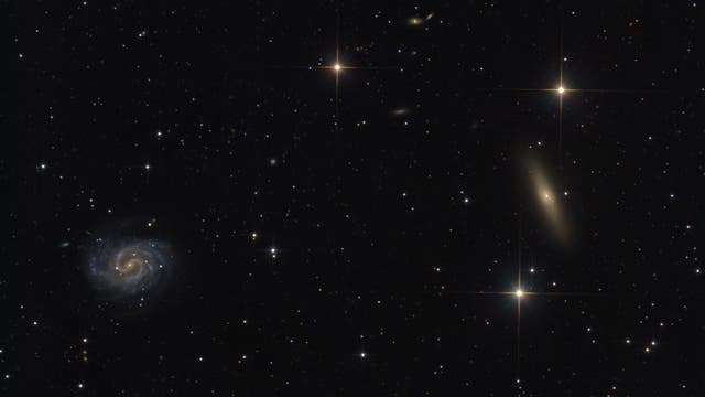 Weniger bekannte Galaxien im Sternbild Jungfrau