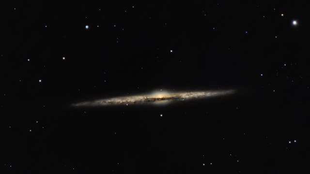 Target NGC4565 spiral galaxy 