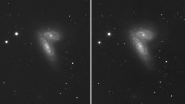 NGC 4567 / 4568  mit und ohne SN 2020fqv 