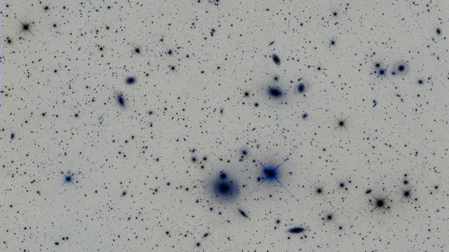 Arp 229 (NGC 507/508) inverse Darstellung