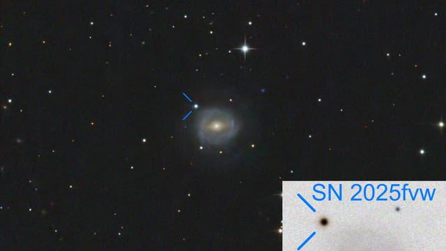 Supernova 2025fvw in NGC 5957