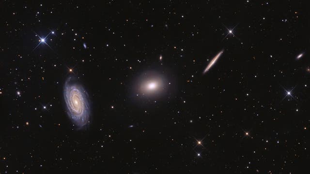Draco-Triplett NGC 5985, NGC 5982, NGC 5981