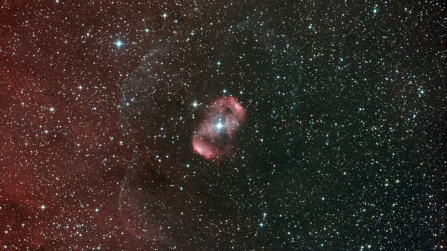 NGC 6164 / 6165 als RH-alpha-GOIII-BOIII-Aufnahme