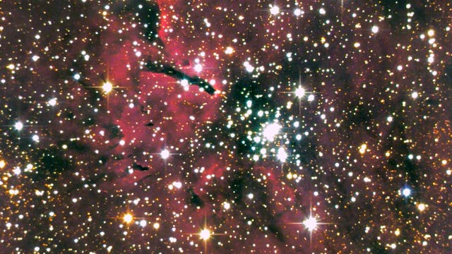 NGC 6820 - HII-Region in Vulpecula mit offenem Sternhaufen NGC 6823 