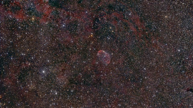 NGC 6888 im Sternfeld der Milchstraße