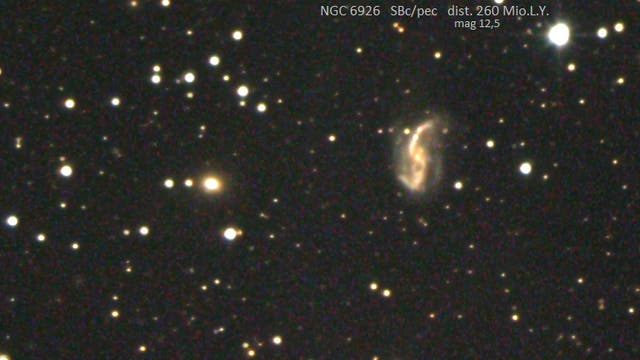 NGC 6926 und NGC 6929 im Sternbild Adler (2)