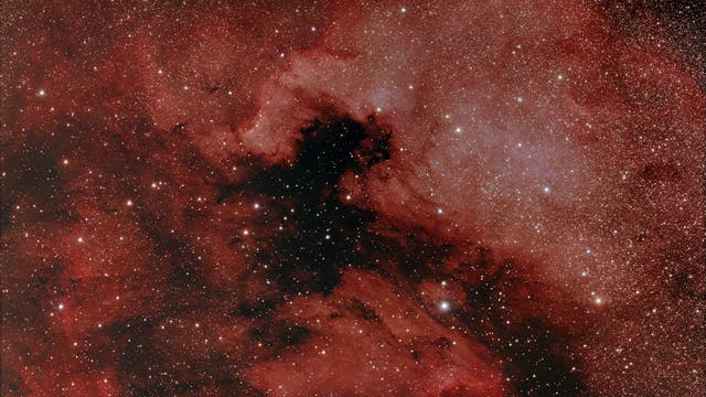 NGC 7000, Pelikannebel und ein wenig IC 5068