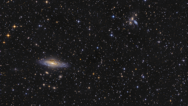 NGC7331 und Stephan's Quintett