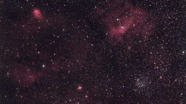 Eine staubige Gegend im Sternbild Kassiopeia