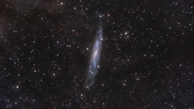 NGC 7640, Balkenspiralgalaxie im Sternbild Andromeda