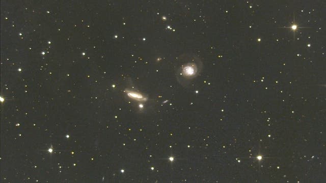 NGC 7769 und das wechselwirkende Paar NGC 7770/7771 im Sternbild Pegasus