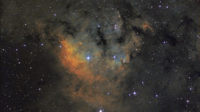 NGC 7822 H-Alpha OIII SII