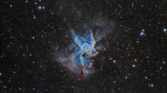 Thor's Helmet nebula