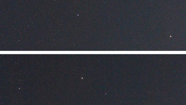 Komet C/2022 E3 (ZTF) im Sternbild Fuhrmann