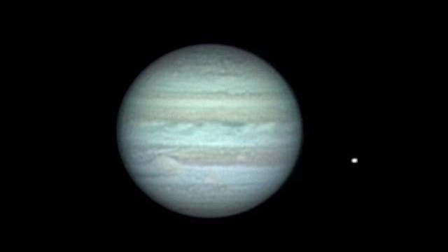 Jupiter und Io 03.12.2012 01:45 Uhr