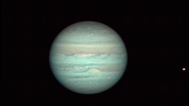 Jupiter und Io 03.12.2012 02:49 Uhr