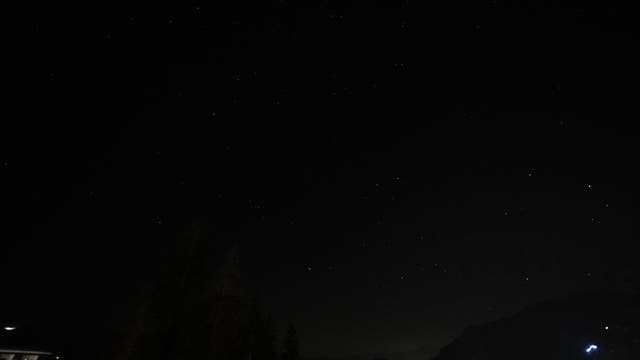 Sternbild Orion aus der Hand fotografiert