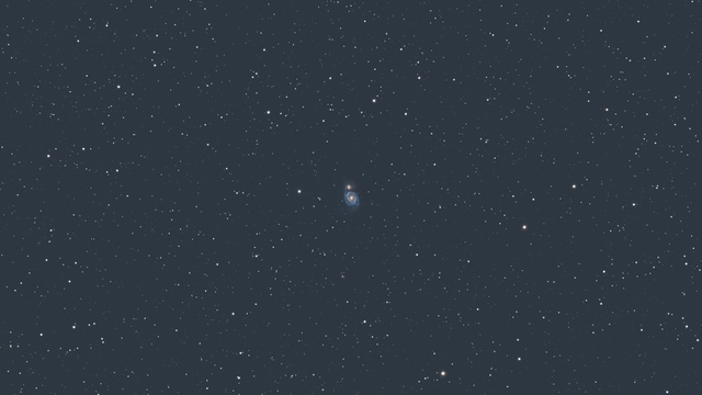 Messier 51 mit 135 mm