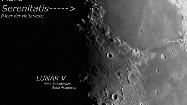 Das Mond-V und ein wenig Astronomiegeschichte...