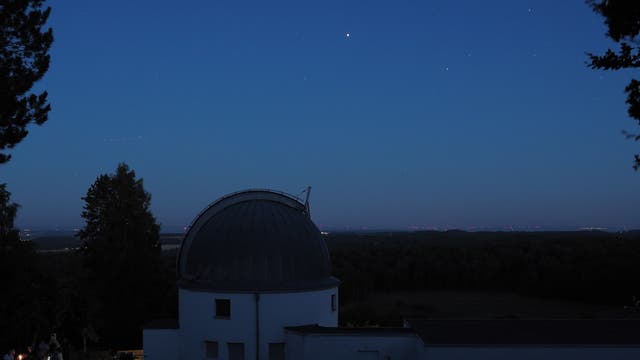 Es wird Nacht über dem Observatorium Hoher List