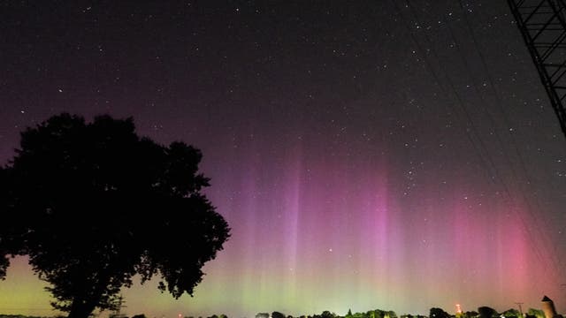 Polarlicht über Uelzen