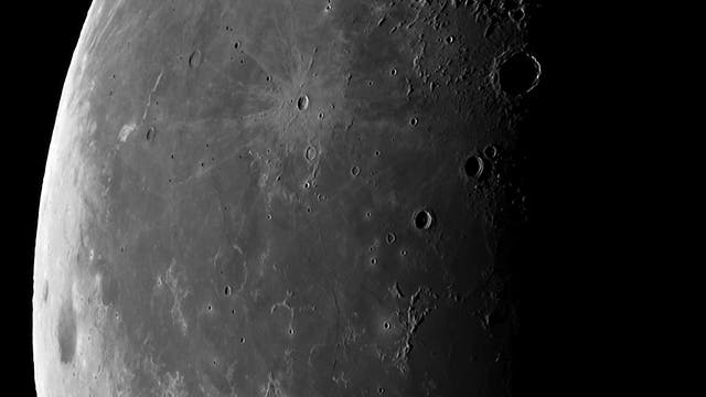 Krater Kepler und seine Auswurfstrahlen