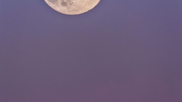 Full Moon above the clouds Castelluccio Modica -Sicily 