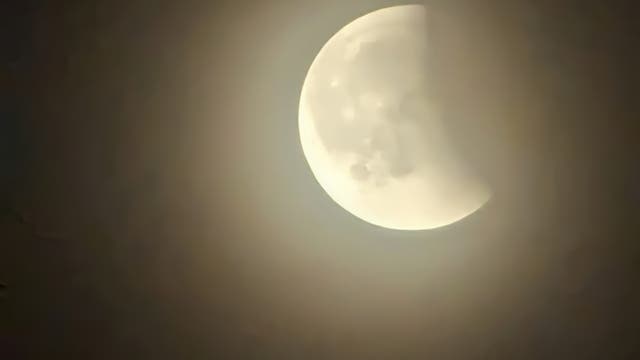 Mondfinsternis am 7. September 2025, Harsewinkel in NRW