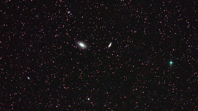 Panstarrs, M81, M82, NGC 3077, NGC 2976