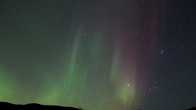 Polarlichtbei Akureyri, Island