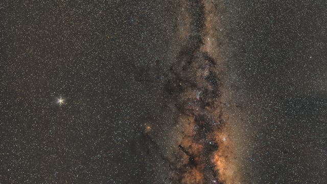 Milchstraße  über Namibia 