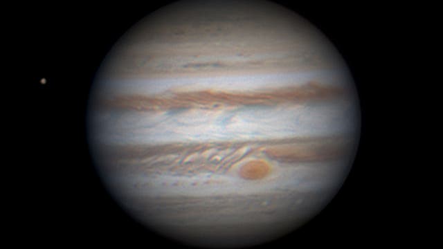 Jupiter mit GRF und Europa