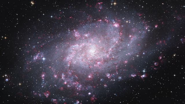 Messier 33 und ihre Nebel