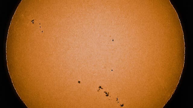 Current Sunspots Sicily-Ragusa 