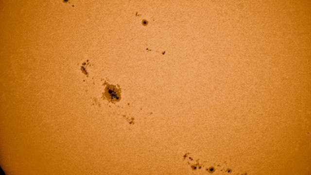 Wonderful giant Sunspot sequence on the Sun - Sicily Ragusa 