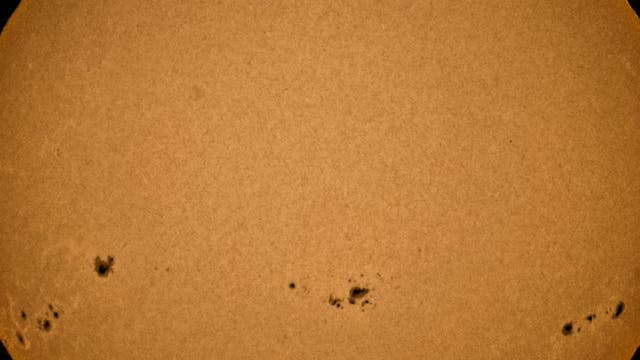 Beautiful new sequence Sunspots southern hemisphere Ragusa-Sicily Italy 