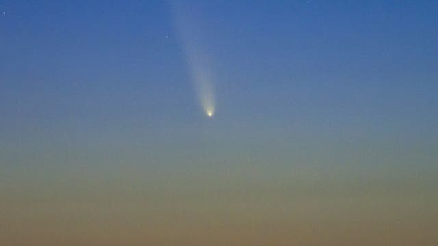 The Comet that sets on the sicilian Sea 