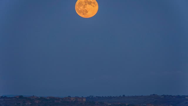 Full Moon over Modica  