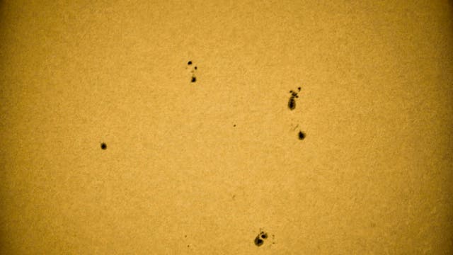 New current Sunspots across the entire surface of the sun