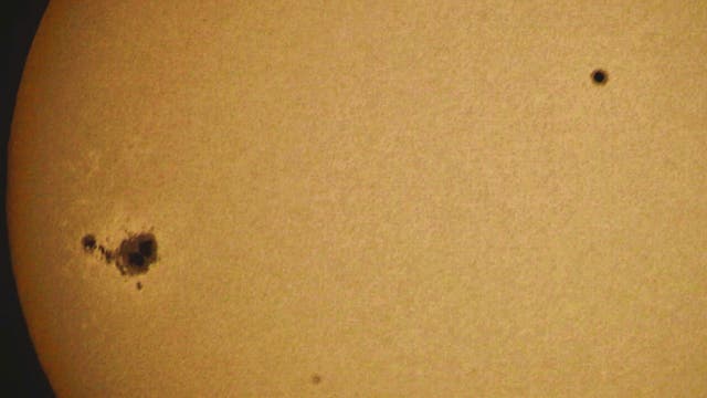 Beautiful new giant Sunspot, Ragusa Italy Sicily 