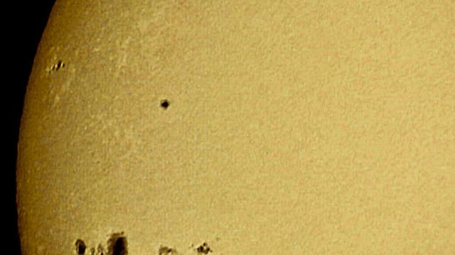 Fourth shot sunspots