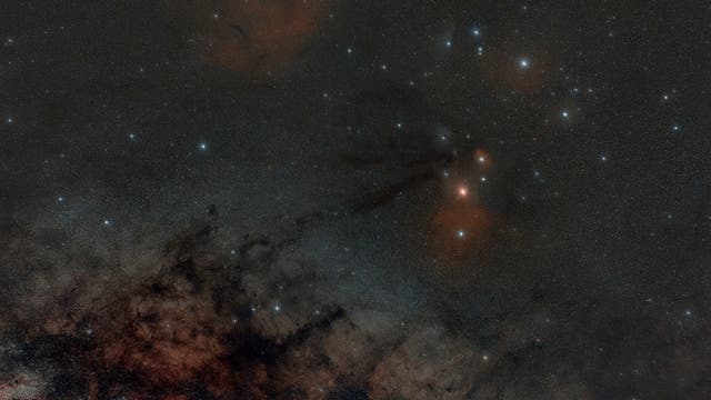 Wide field Milky Way in H-Alpha