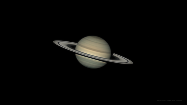 Saturn am 18. Juni 2023 