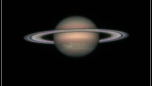 Saturn mit Sturm am 11.4.2011