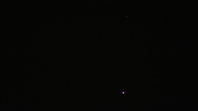 Zweite Konjunktion zwischen Saturn und Neptun mit sehr langer Brennweite