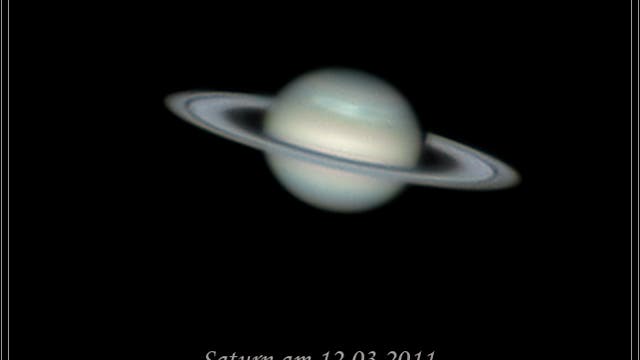 Saturn am 12.3.2011