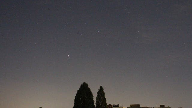 ISS im Sternbild Widder