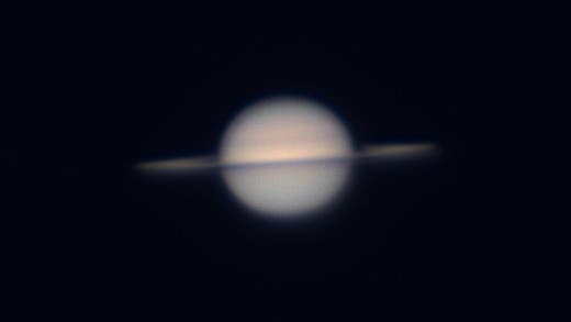 Saturn am Morgen des 8. Juni 2024