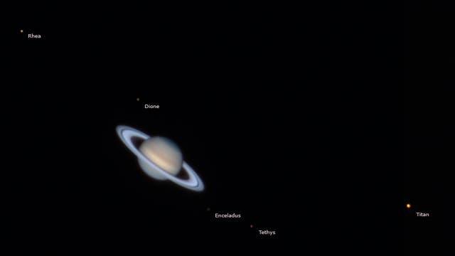 Saturn am 10. April 2012